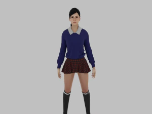 жінка 3D Модель