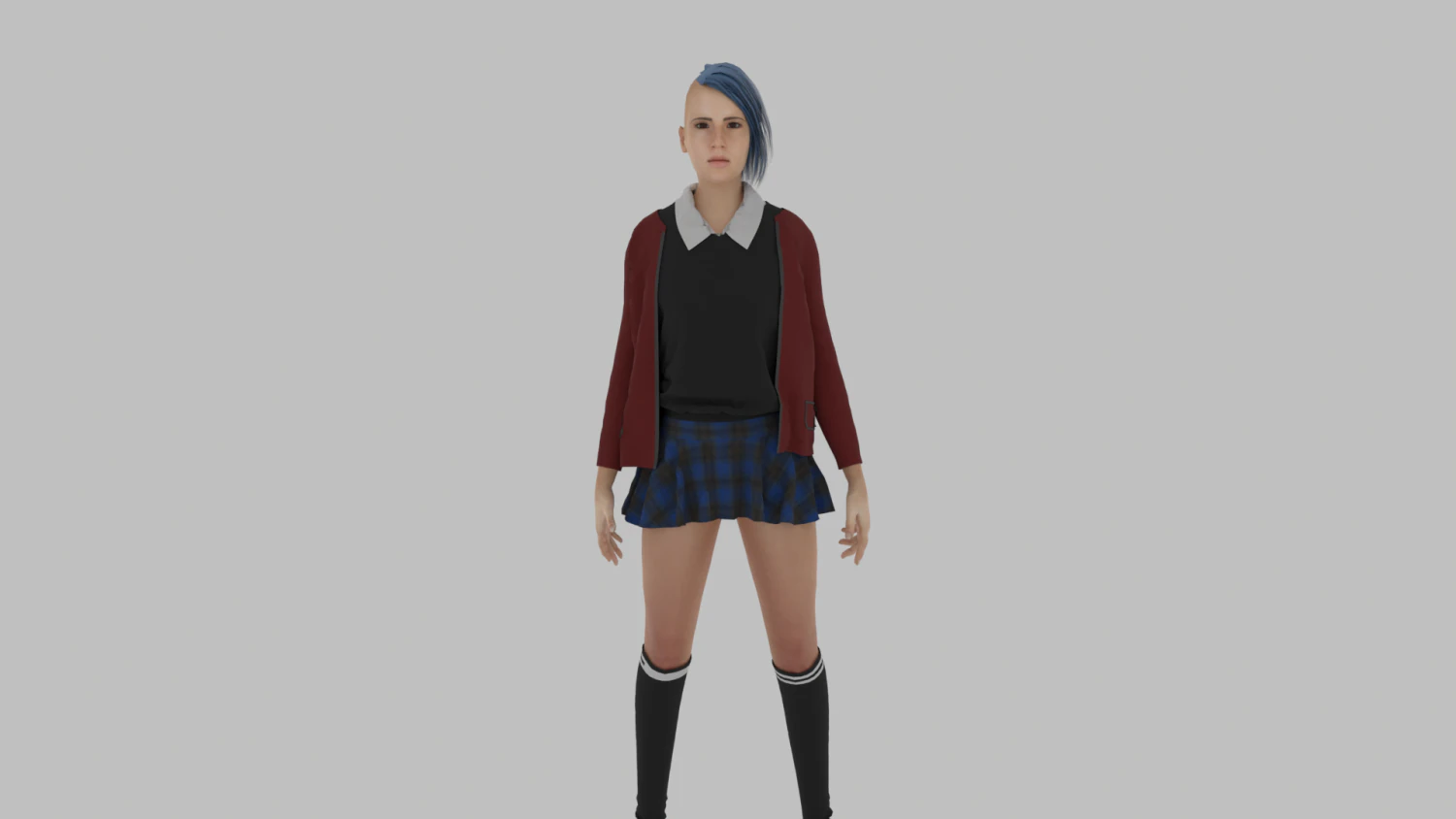 Woman 3D Model .c4d .max .obj .3ds .fbx .stl .blend