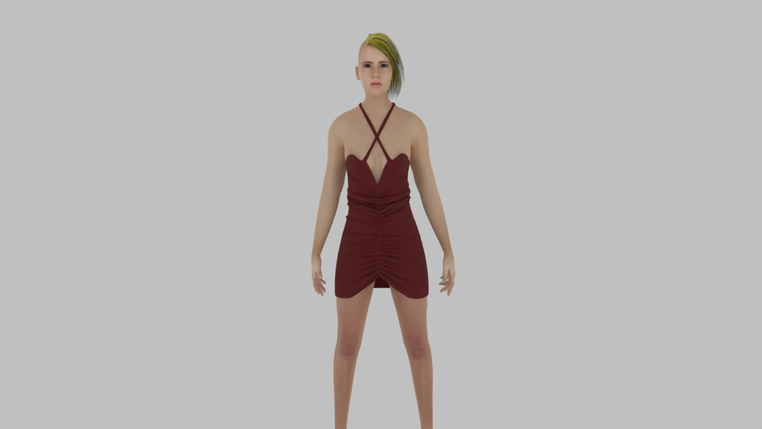 Woman 3D Model .c4d .max .obj .3ds .fbx .stl .blend 