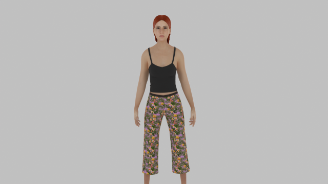 Woman Model 3D .c4d .max .obj .3ds .fbx .stl .blend 