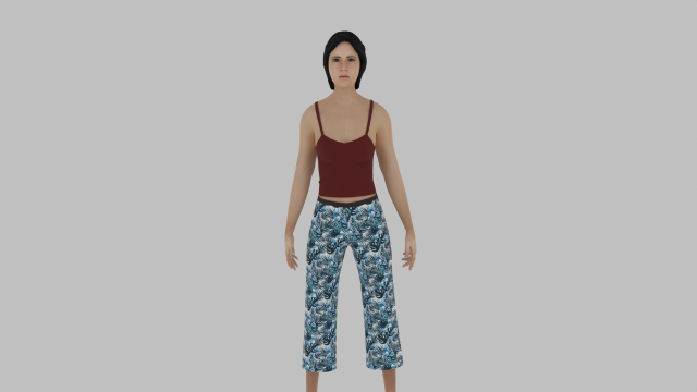 Woman 3Dモデル .c4d .max .obj .3ds .fbx .stl .blend 