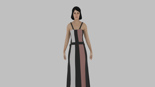 Woman 3D Model .c4d .max .obj .3ds .fbx .stl .blend 