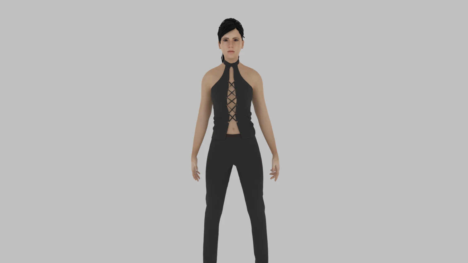 Woman 3D Model .c4d .max .obj .3ds .fbx .stl .blend 
