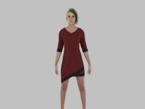 Frau 3D Modell