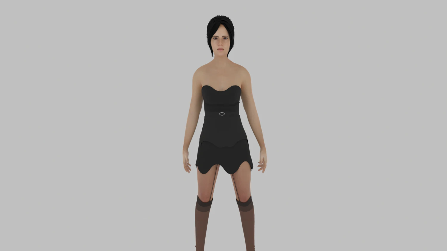 Woman 3D Model .c4d .max .obj .3ds .fbx .stl .blend 
