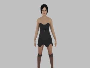 Frau 3D Modell
