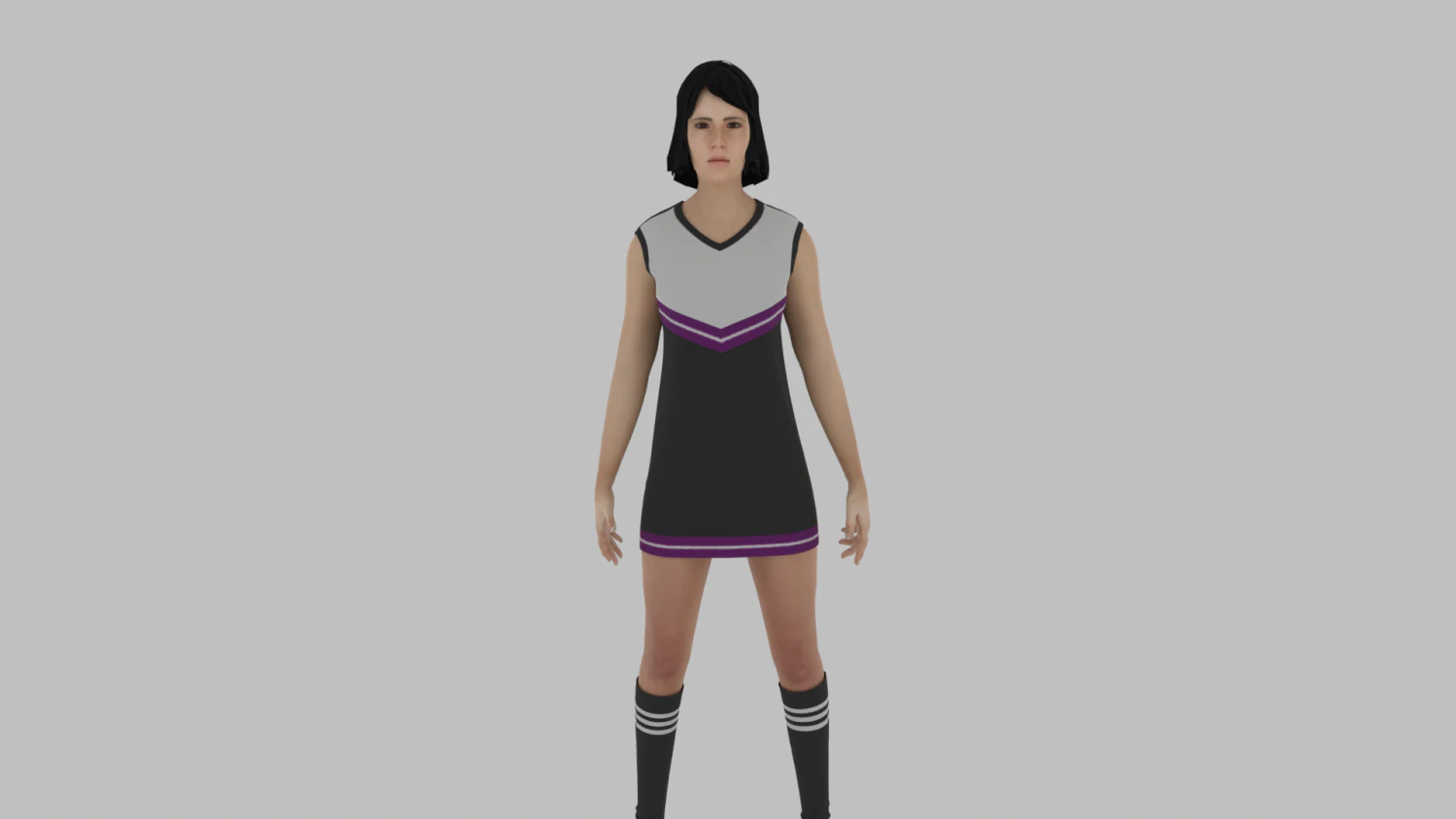 Woman 3D Model .c4d .max .obj .3ds .fbx .stl .blend