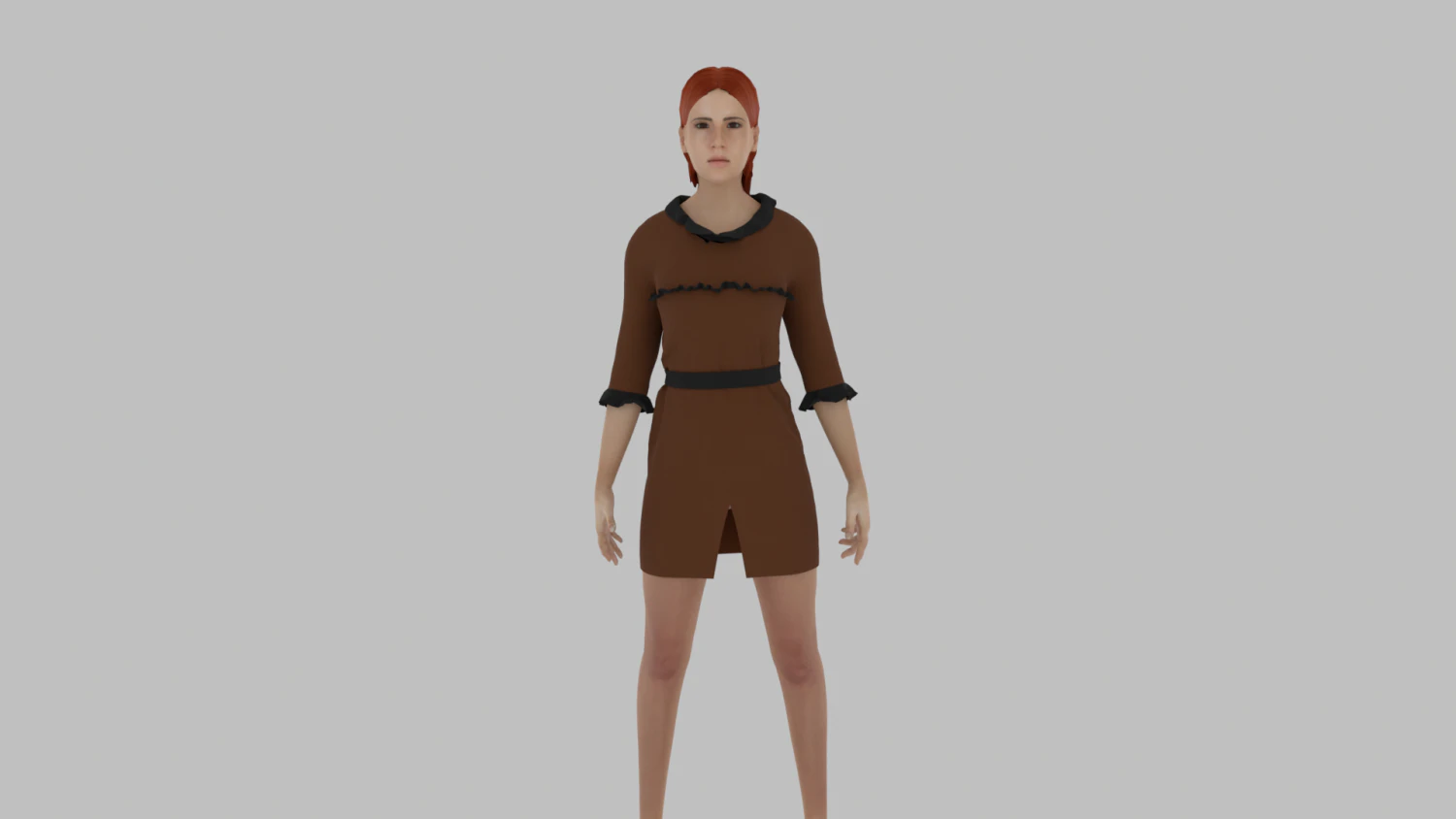Woman 3D Model .c4d .max .obj .3ds .fbx .stl .blend 