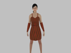 Frau 3D Modell