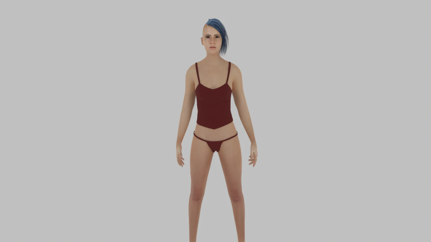 Woman 3D Model .c4d .max .obj .3ds .fbx .stl .blend 