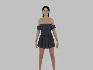 Mulher Modelo 3D