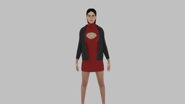 Woman Modèle 3D .c4d .max .obj .3ds .fbx .stl .blend 