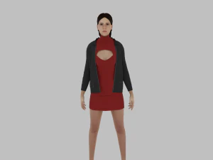Mulher Modelo 3D