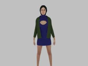 Wanita Model 3D
