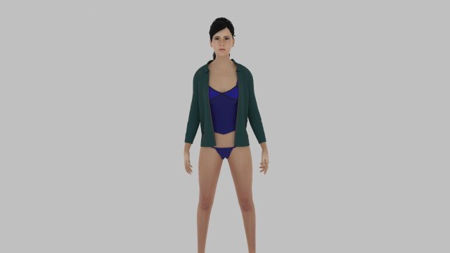 Woman Modèle 3D .c4d .max .obj .3ds .fbx .stl .blend 