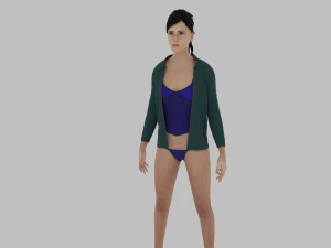 Mulher Modelo 3D