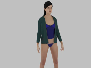 Mulher Modelo 3D