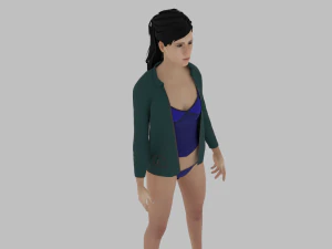 Mulher Modelo 3D