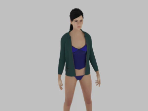 Mulher Modelo 3D