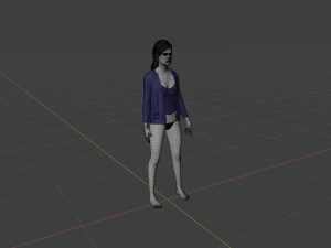 Mulher Modelo 3D