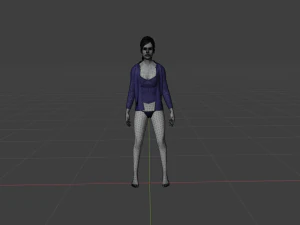 Mulher Modelo 3D