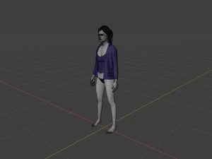 Mulher Modelo 3D