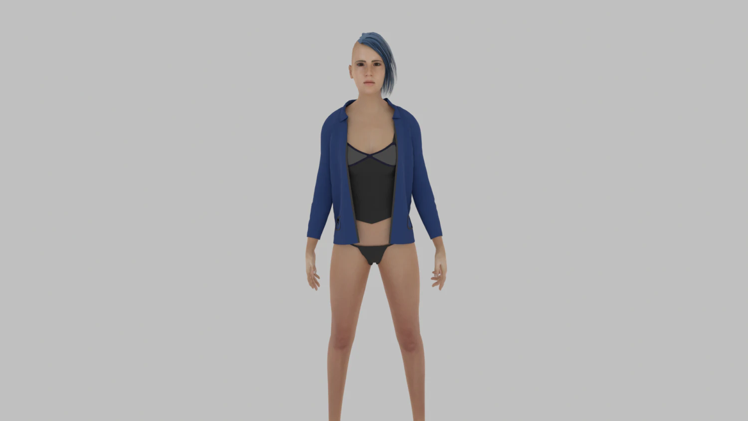 Woman 3D Model .c4d .max .obj .3ds .fbx .stl .blend 