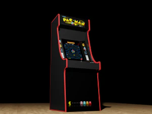 पॅकमैन आर्केड मशीन 3D मॉडल