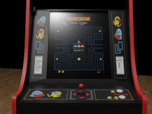 Pacman arcade machine 3D Model