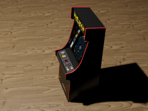 Pacman arcade machine 3D Model
