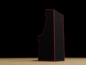 Pacman arcade machine 3D Model