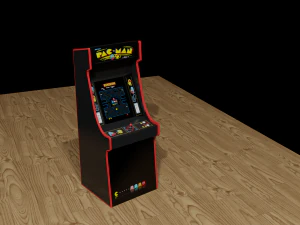 Pacman arcade machine 3D Model