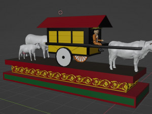 Cow statue 3D-Modell