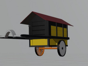 Goods cart 3D 모델