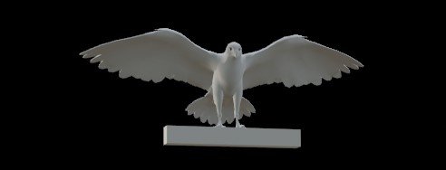Perched eagle Modelo 3D .c4d .max .obj .3ds .fbx .stl .blend