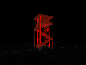 Wooden Tower 3D-Modell