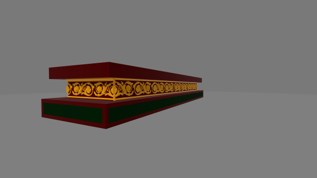 Stage for a statue 3D-Modell .c4d .max .obj .3ds .fbx .stl .blend 