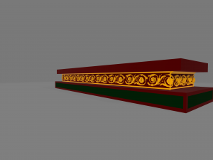 Stage for a statue 3D-Modell