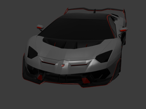 SuperCar 3D Model
