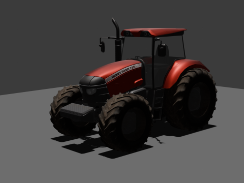 Agricultural Tractors 3D Model
