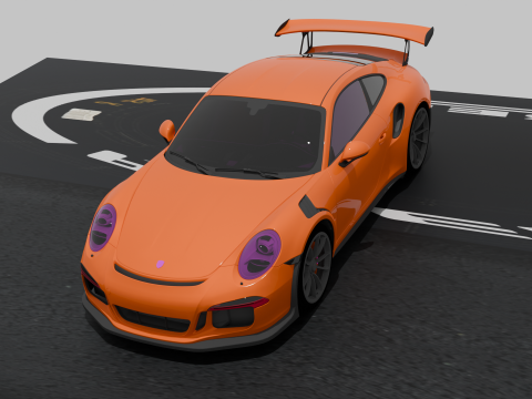 Porche GT 3D Model