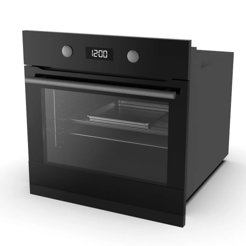 Oven Black - WBS 3D Model .c4d .max .obj .3ds .fbx .stl .blend 