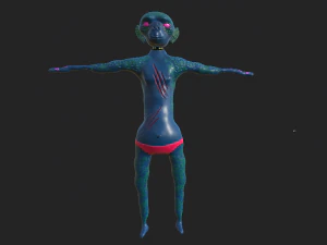 Monyet laut Model 3D