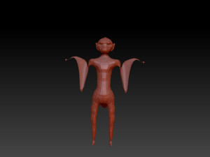 Fly monkey 3D Модель