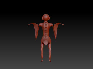 Fly monkey 3D Модель