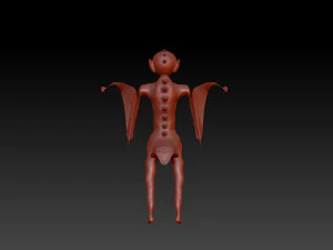 Fly monkey 3D Model