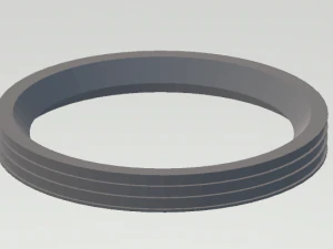 Kau&ccedil;uk m&uuml;h&uuml;rleyen 3D Model