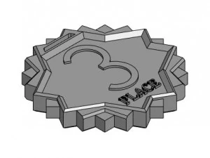 Set of medals 3D Model