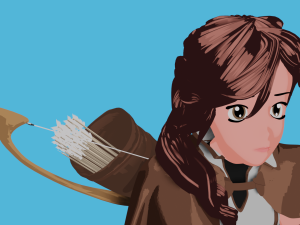 Anime character archer STL 3Dモデル