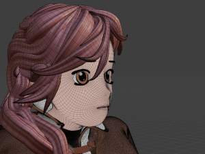 Anime character archer STL 3Dモデル